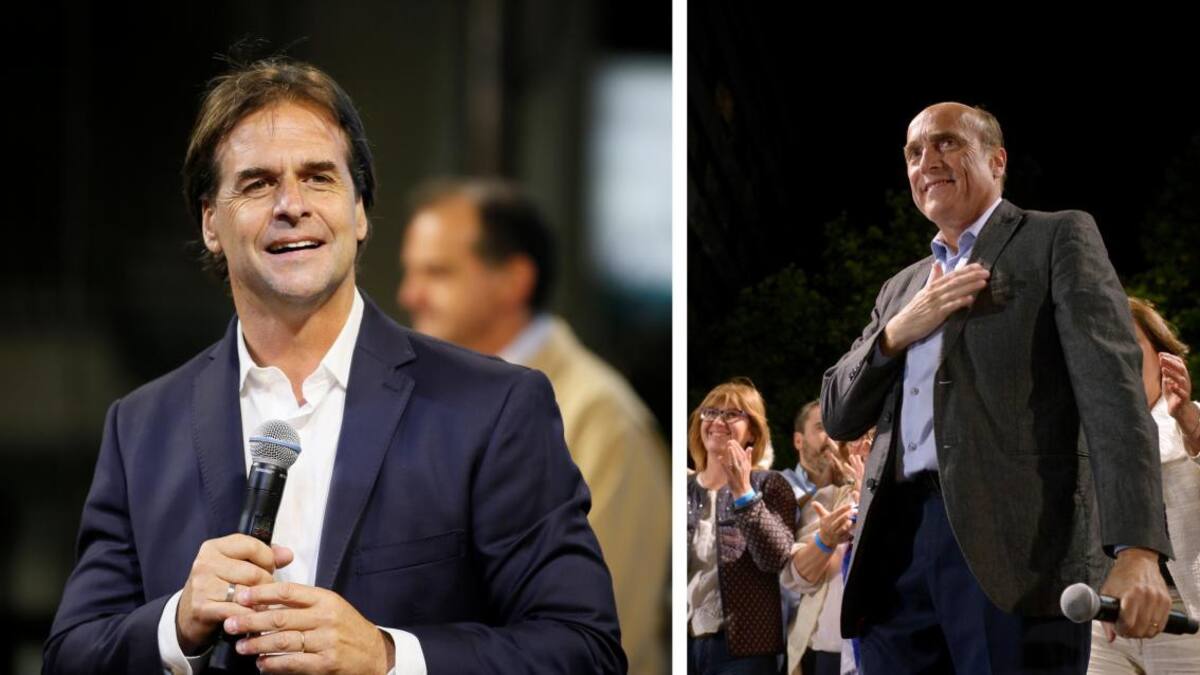 Luis Lacalle Pou y Daniel Martínez Elecciones en Uruguay, REUTERS