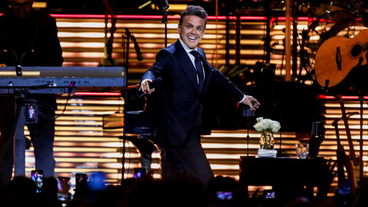 Luis Miguel en Argentina. Foto: Reuters.