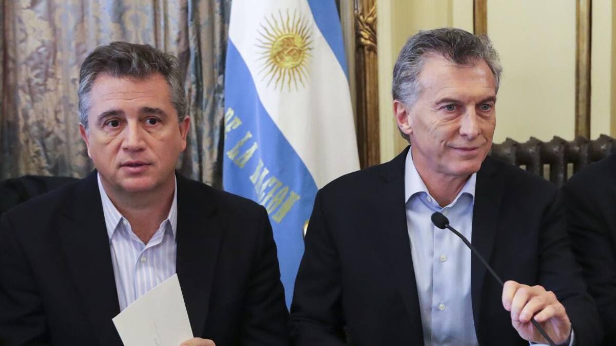 Luis Miguel Etchevehere y Mauricio Macri