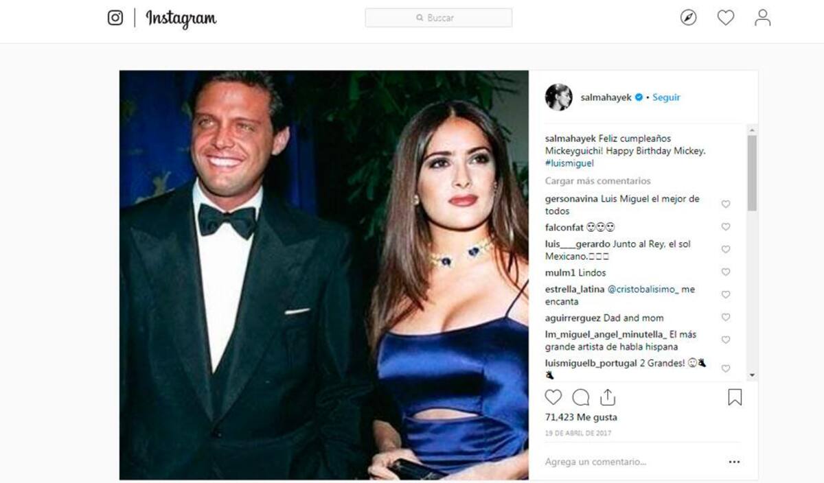 Luis Miguel y Salma Hayek, Premios Oscar, música, espectáculos