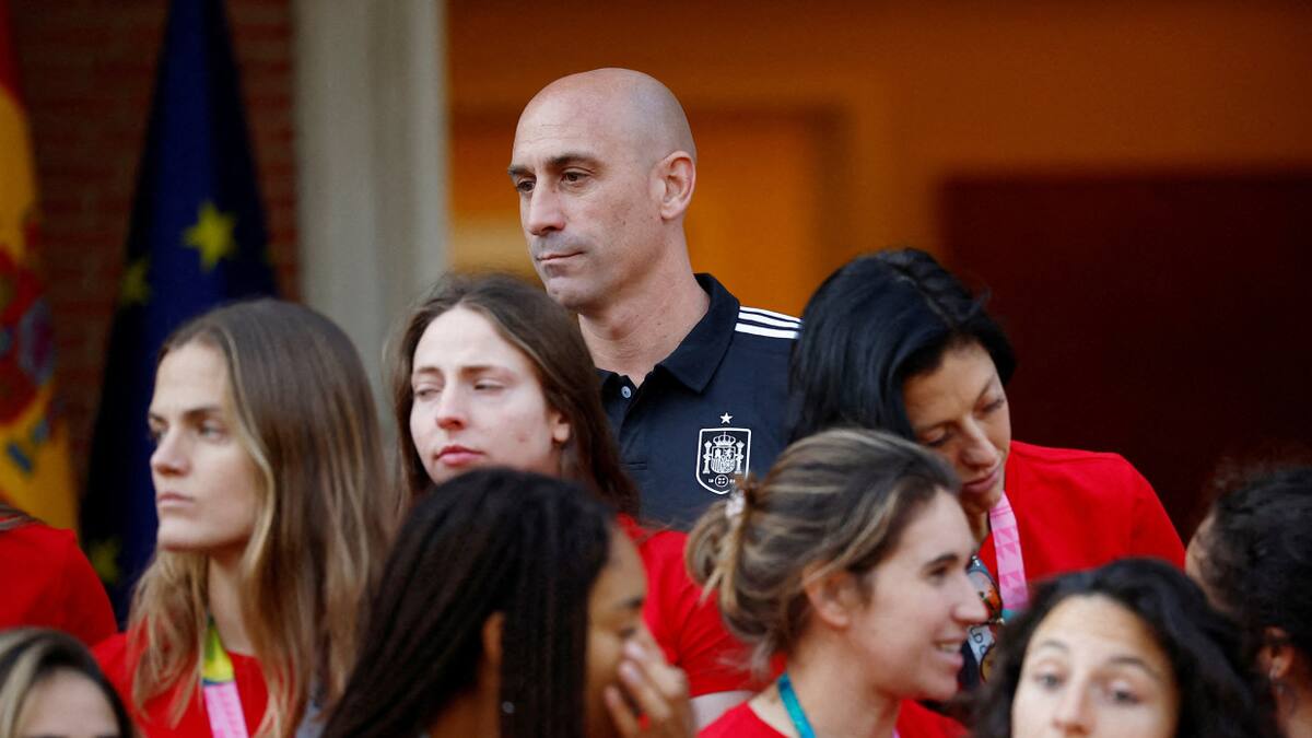 Luis Rubiales, en el centro de la polémica. Foto: Reuters.