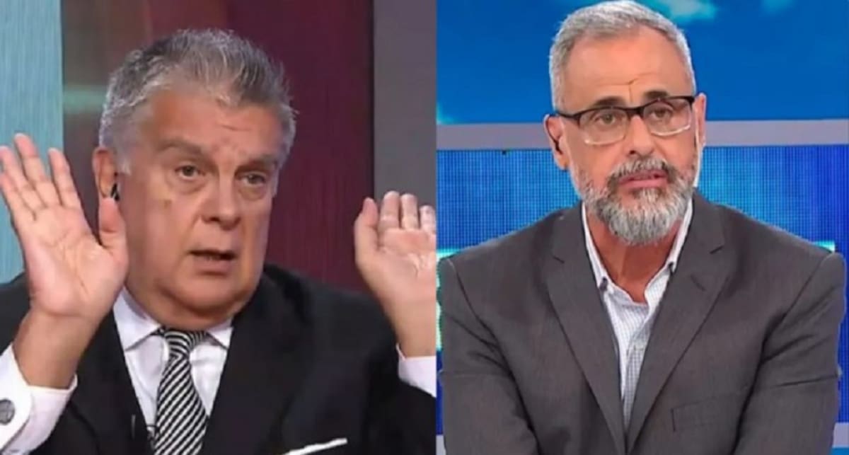 Luis Ventura y Jorge Rial. Foto: NA.
