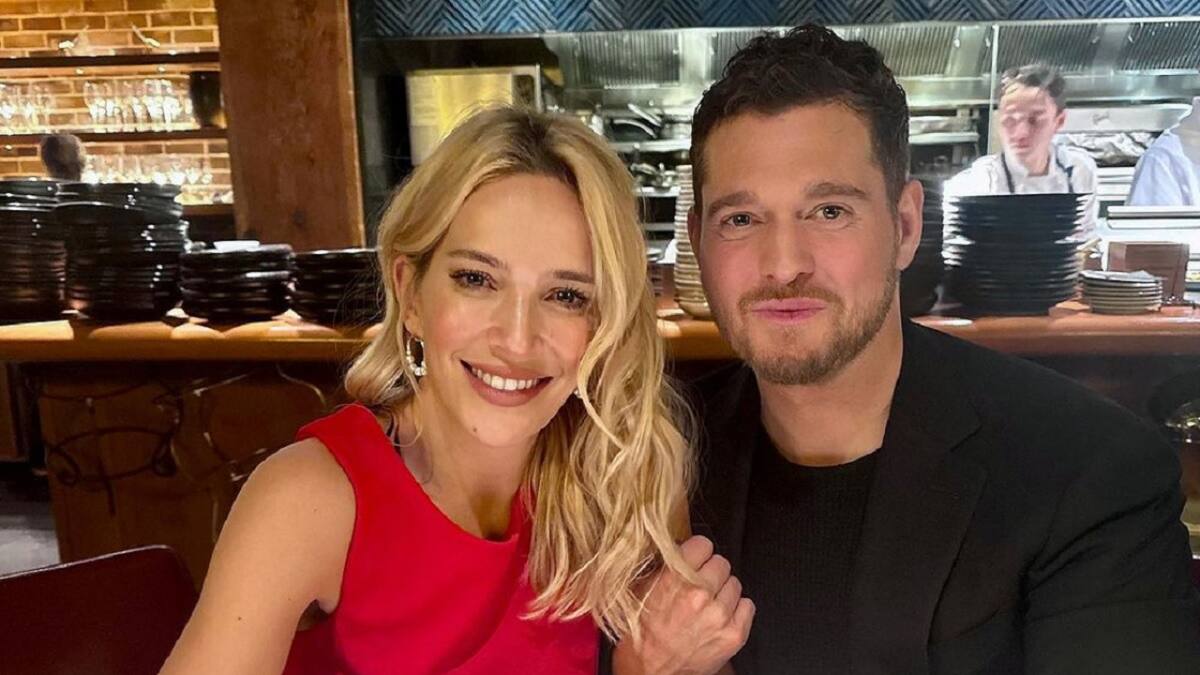 Luisana Lopilato y Michael Bublé. Foto: Instagram @michaelbuble