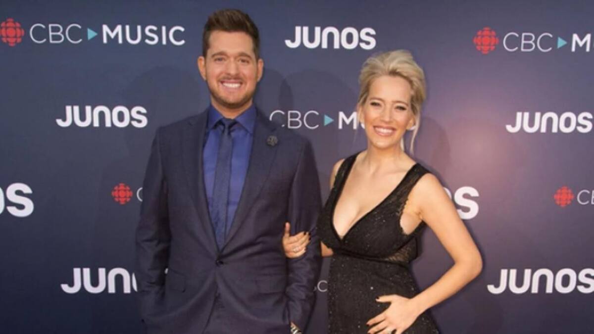 Luisana Lopilato y Michael Bublé. Foto: Reuters.