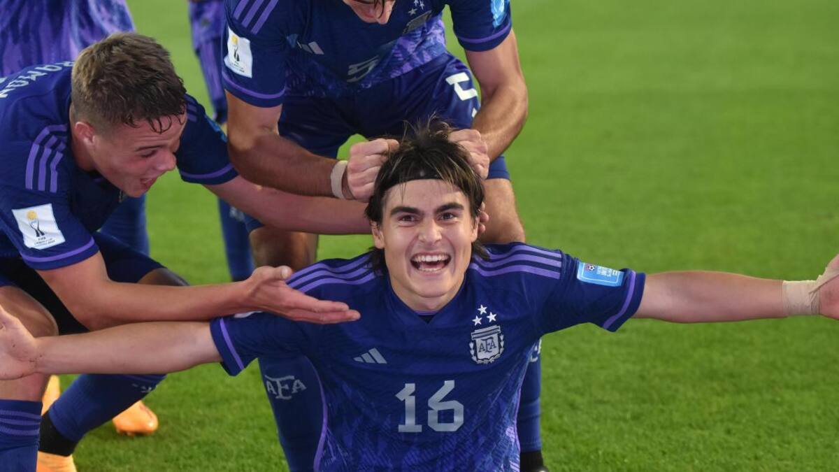 Luka Romero, Argentina Sub 20. Foto: Télam