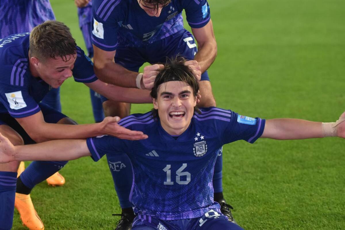 Luka Romero, Argentina Sub 20. Foto: Télam