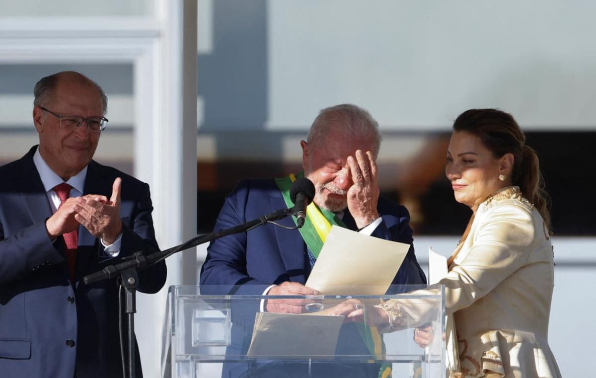 Lula da Silva; emocionado. Foto: Reuters.