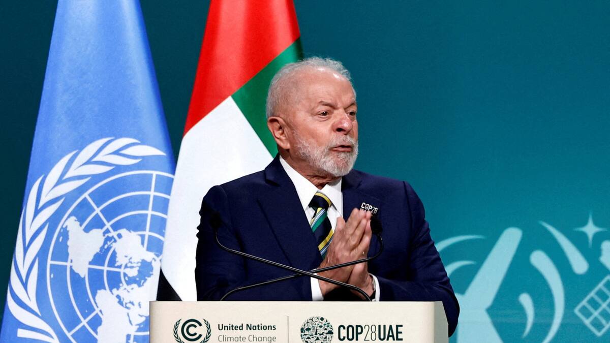 Lula da Silva en la COP28. Foto: Reuters
