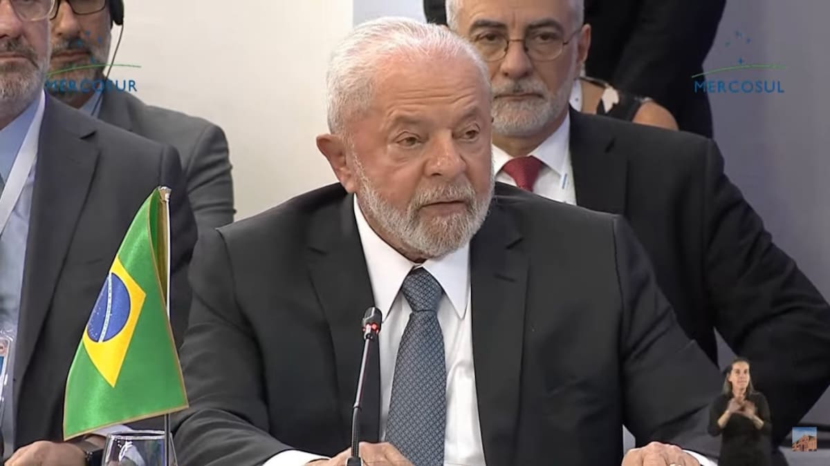 Lula da Silva en reunión del Mercosur. Foto: captura de video.