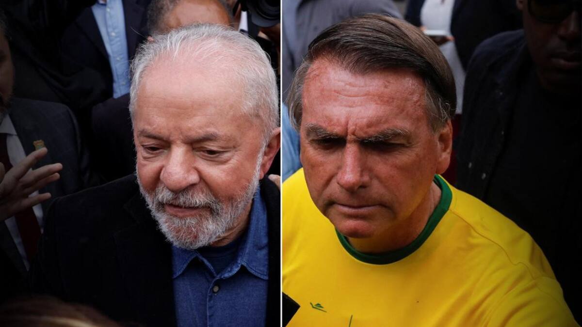Lula da Silva y Jair Bolsonaro, elecciones en Brasil, fotos Reuters