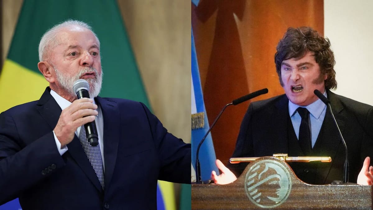 Javier Milei redobló su ataque contra Lula: “Es un ladrón, corrupto y lo liberaron por una falla en el procedimiento”