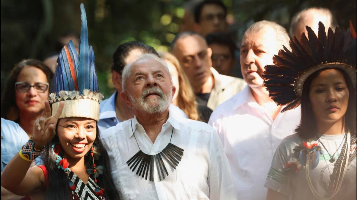 Lula se reunió con comunidades indígenas_Reuters