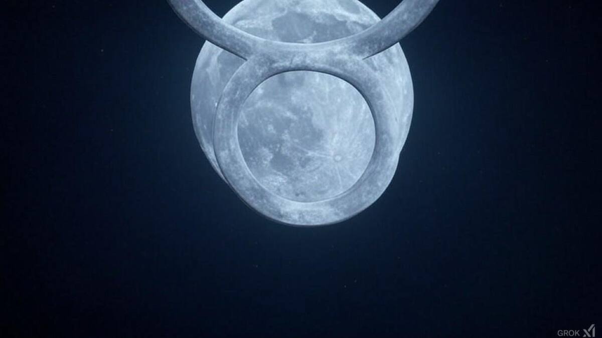 Luna en Tauro. Fuente: X Grook