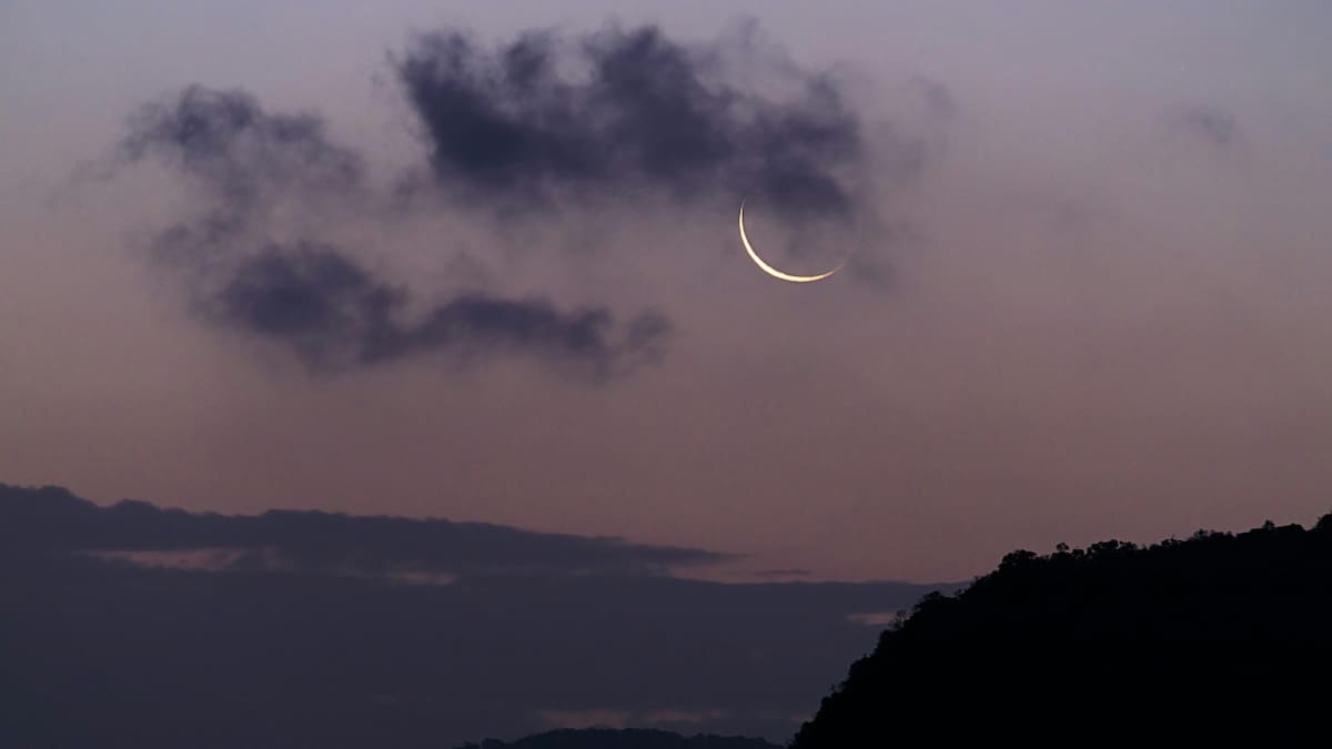 Luna nueva. Foto: Pexels.