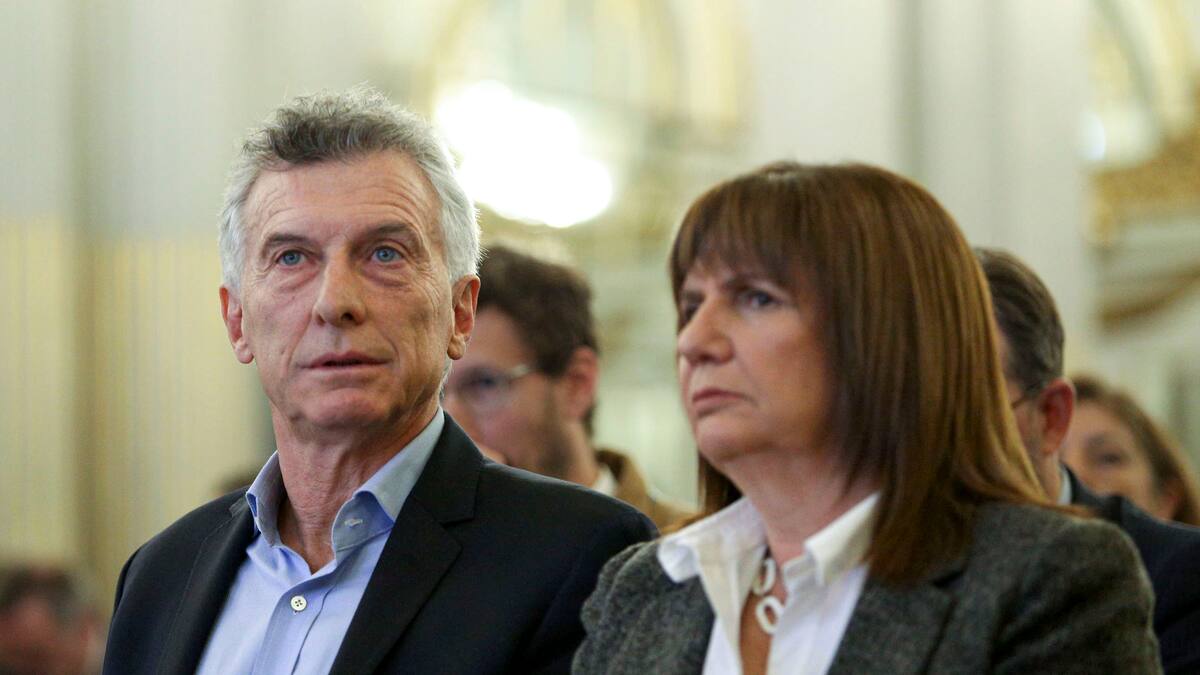 Mauricio Macri y Patricia Bullrich.