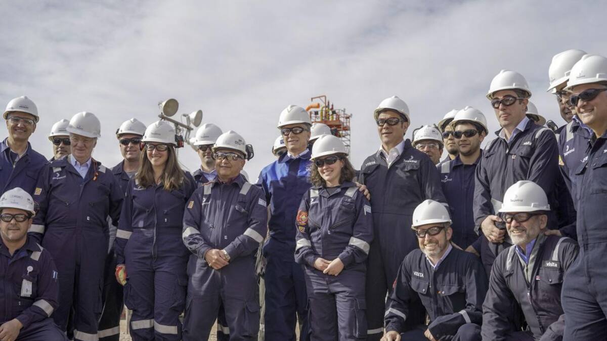 Macri en acto en Vaca Muerta, NA