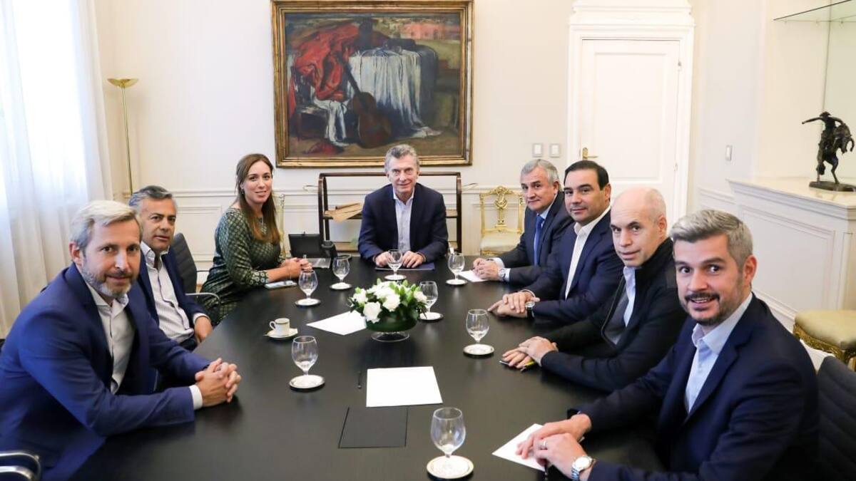 Macri, Vidal, Frigerio, Peña, Larreta, presidente y gobernadores, Cambiemos