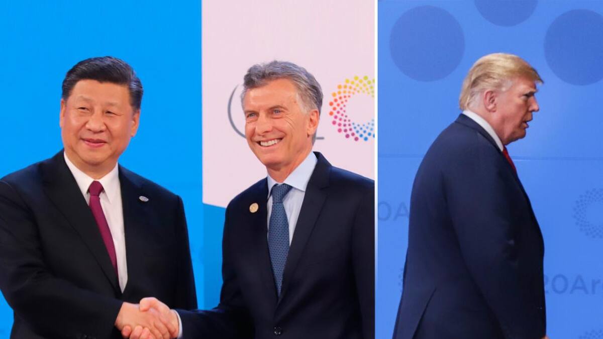 Macri, Xi Jinping, Trump