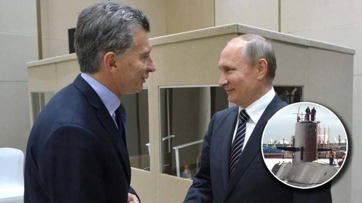 Macri y Putin - Submarino ARA San Juan