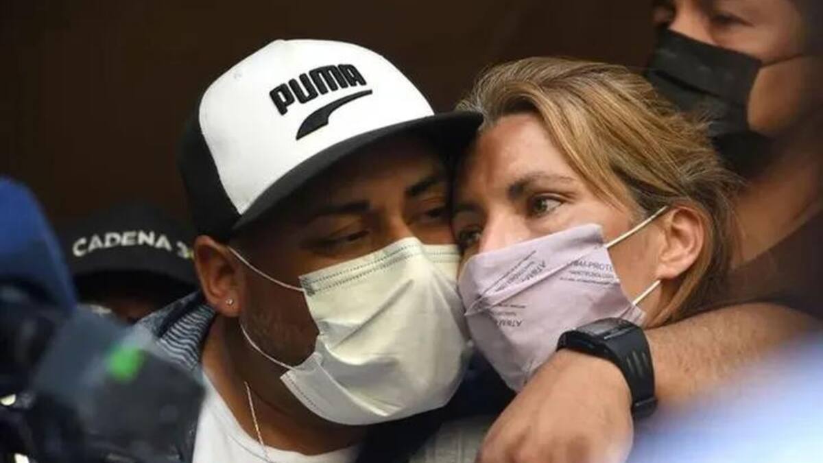 Madre de Lucas González, foto NA