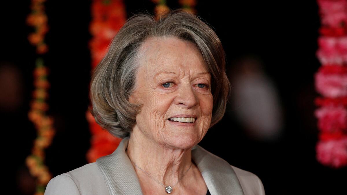Maggie Smith, actriz de Harry Potter. Foto: Reuters.