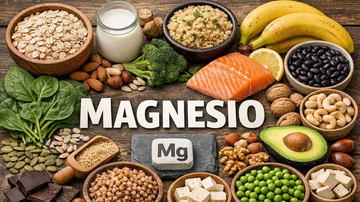 Qué alimentos contienen magnesio y por qué es tan importante para el organismo, según un experto en salud metabólica