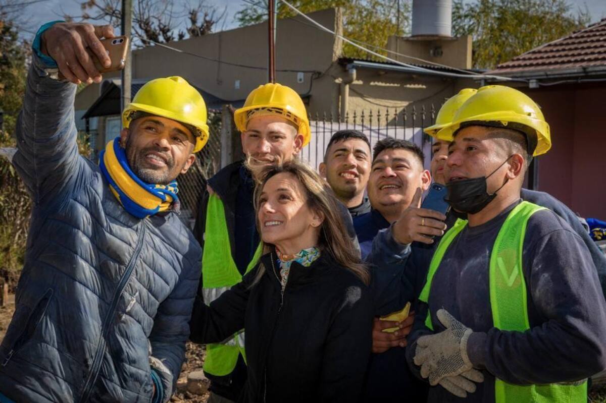 Malena Galmarini inauguró obra de agua potable en Benavídes. Foto: Prensa.