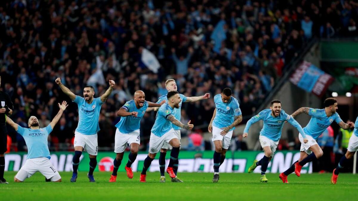 Manchester City - Final League Cup Reuters
