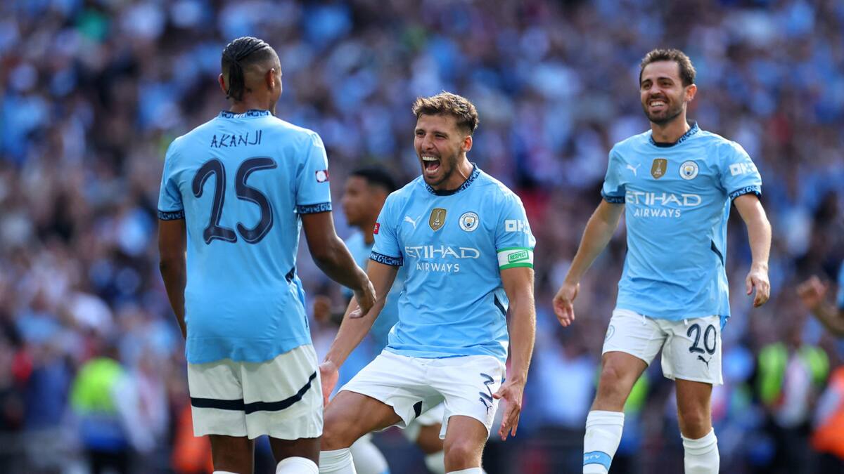 Manchester City gritó campeón en la Community Shield. Foto: Reuters.