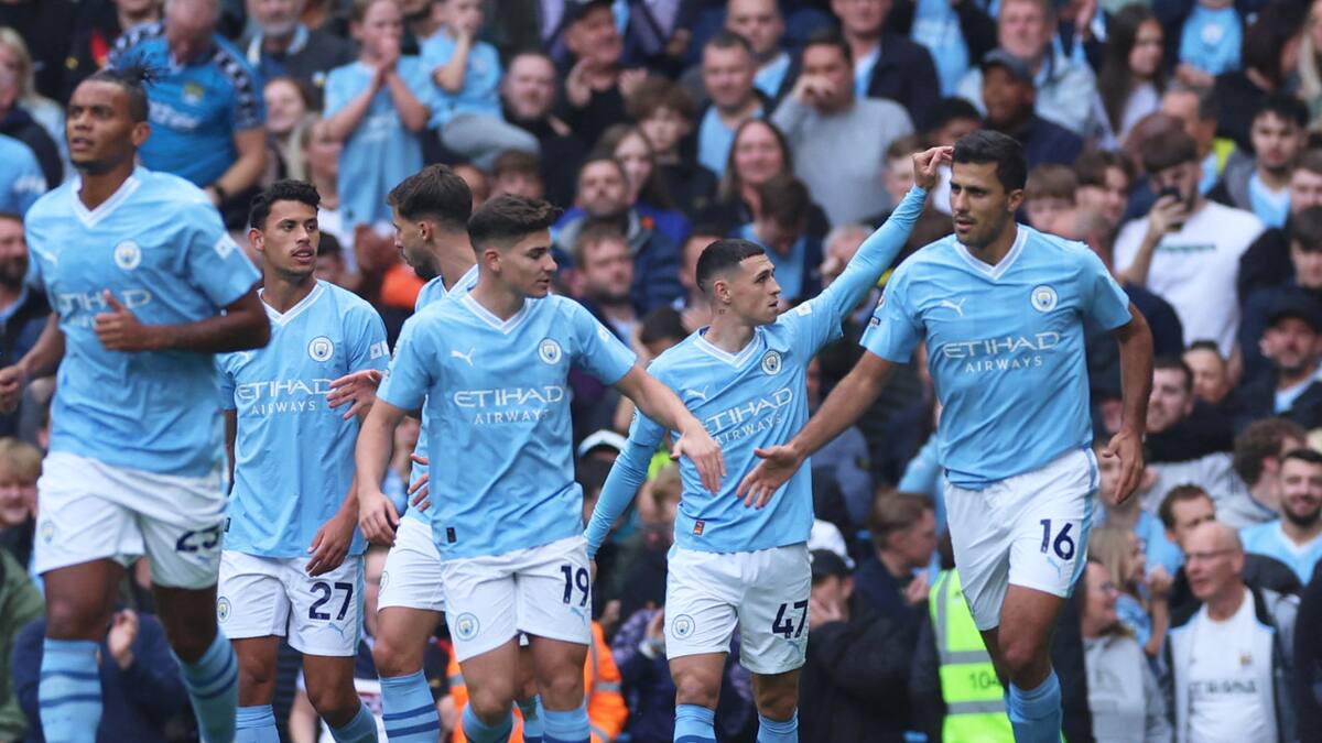 Manchester City vs Nottingham Forest. Foto: Reuters