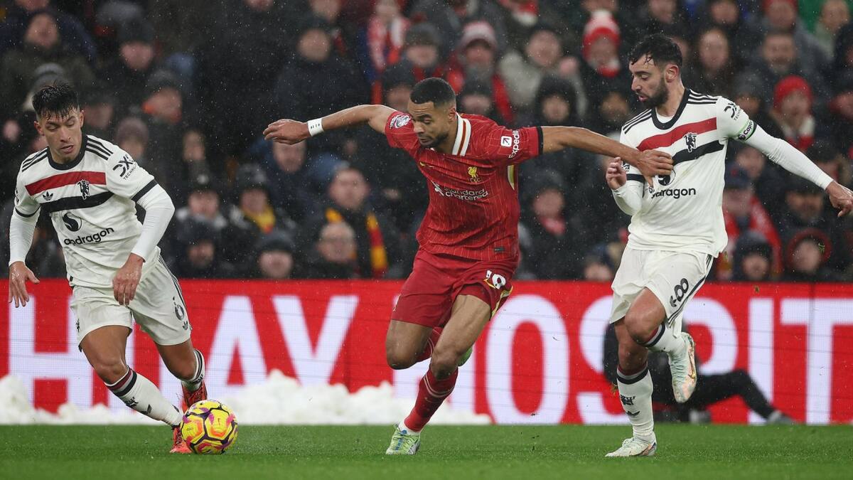 Manchester United vs Liverpool. Foto: EFE