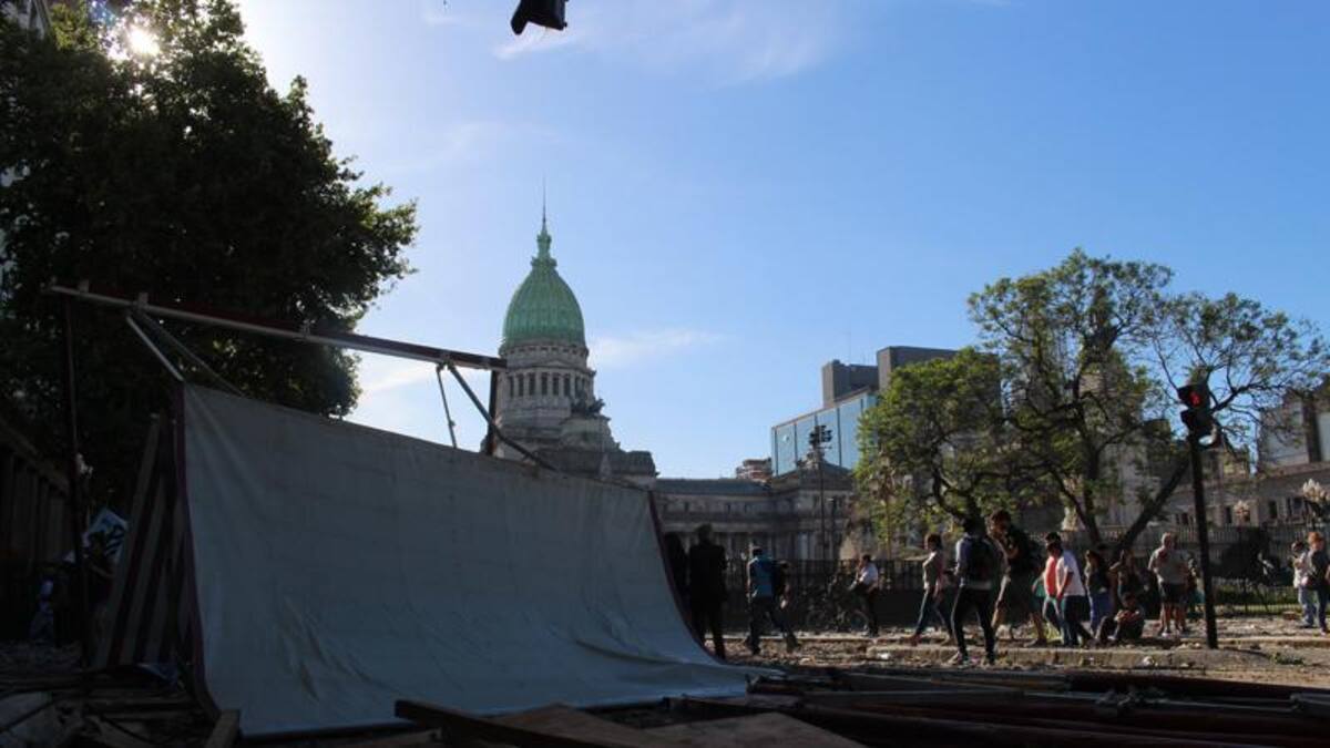 Manifestacion en el congreso
