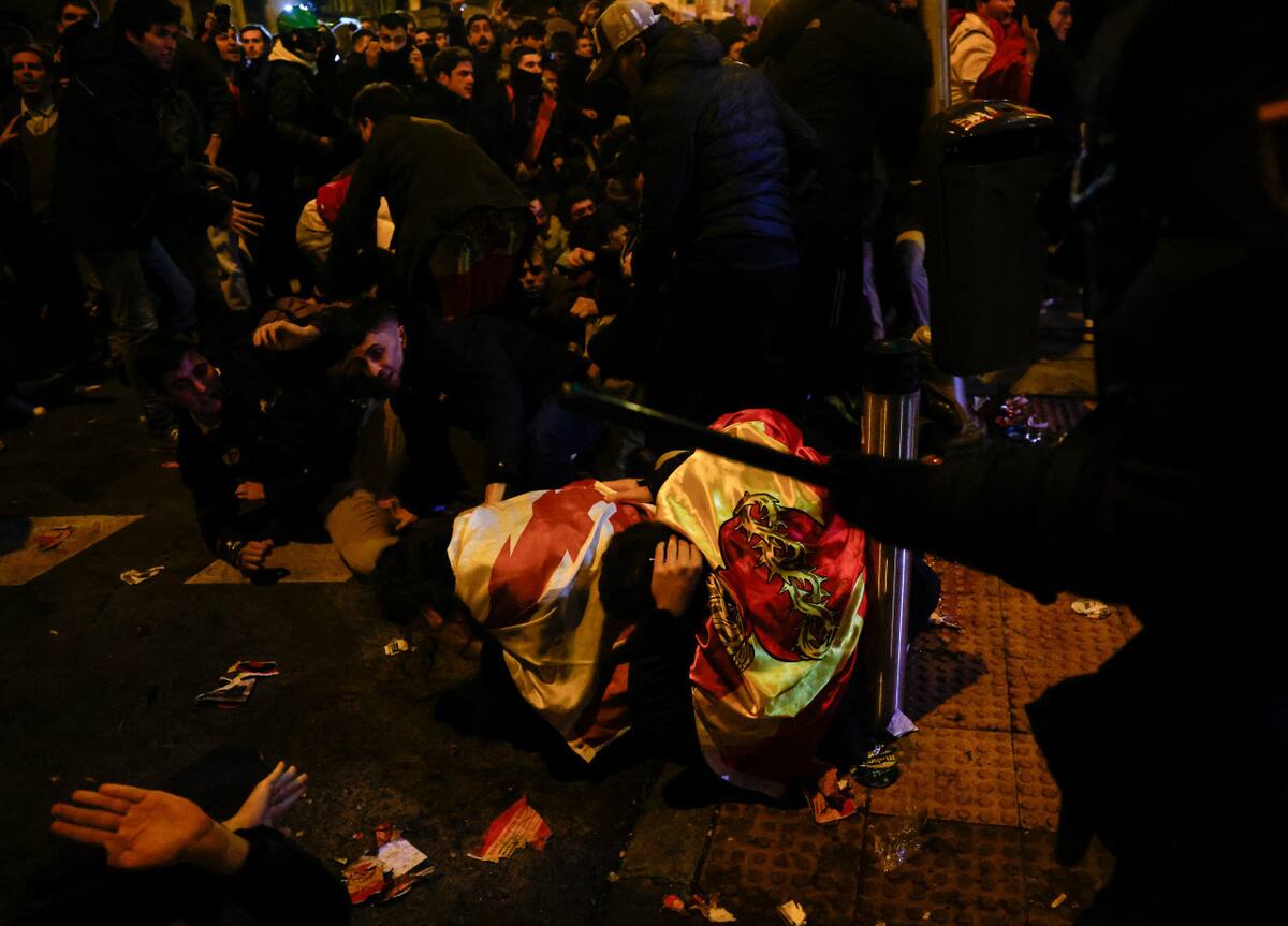 Manifestación en España contra la amnistía. Foto: Reuters.