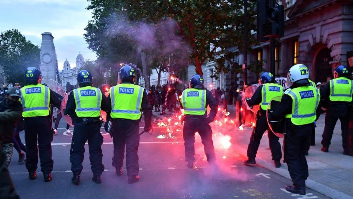 Manifestaciones contra el racismo, incidentes en Londres, Reuters