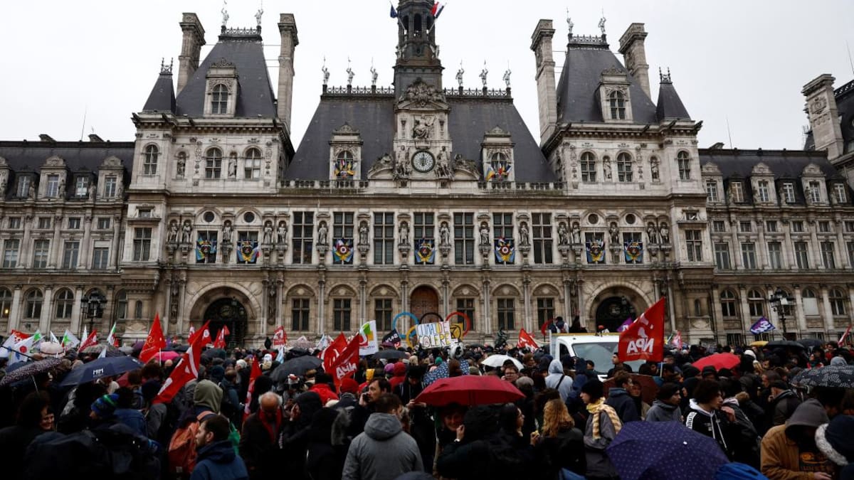 Manifestaciones contra la reforma jubilatoria en Francia. Foto: Reuters.