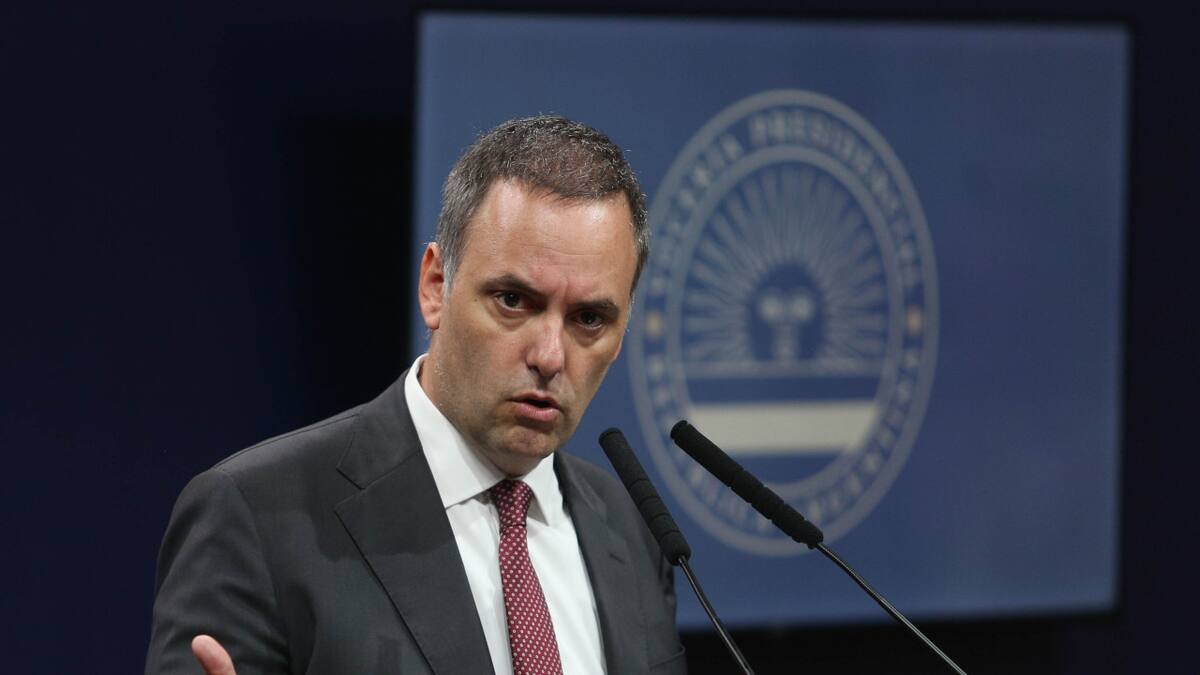 Manuel Adorni, vocero presidencial. Foto: NA.