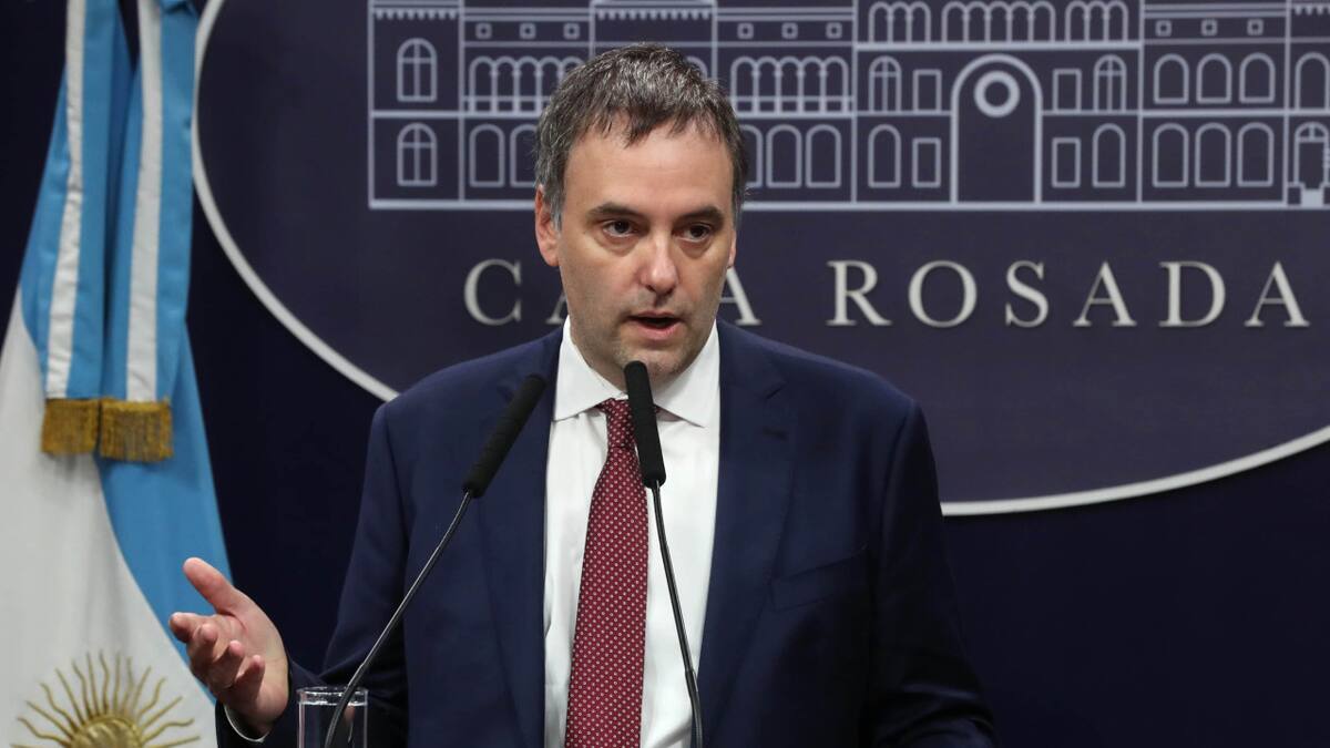 Manuel Adorni, vocero presidencial. Foto: NA.