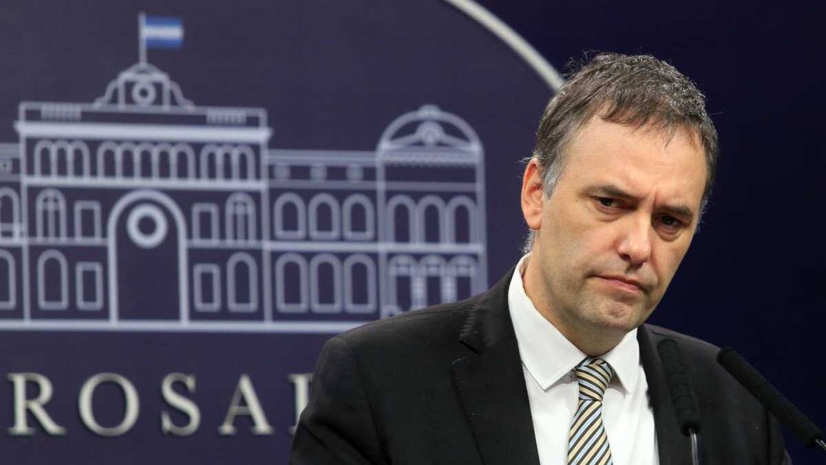 Manuel Adorni, vocero presidencial. Foto: NA