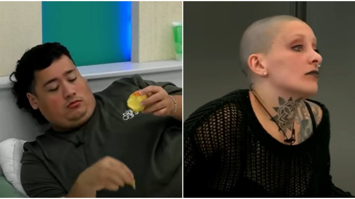 Manzana y Furia de Gran Hermano. Fotos: captura Telefe.