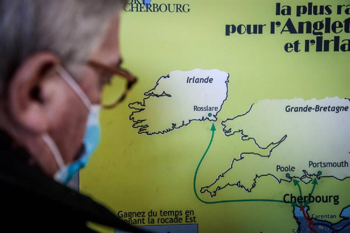 Mapa de Irlanda. Foto: EFE