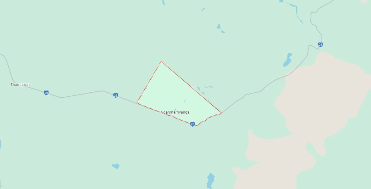 Mapa de la zona donde desapareció la niña de 12 años en Australia. Foto: Google Maps.