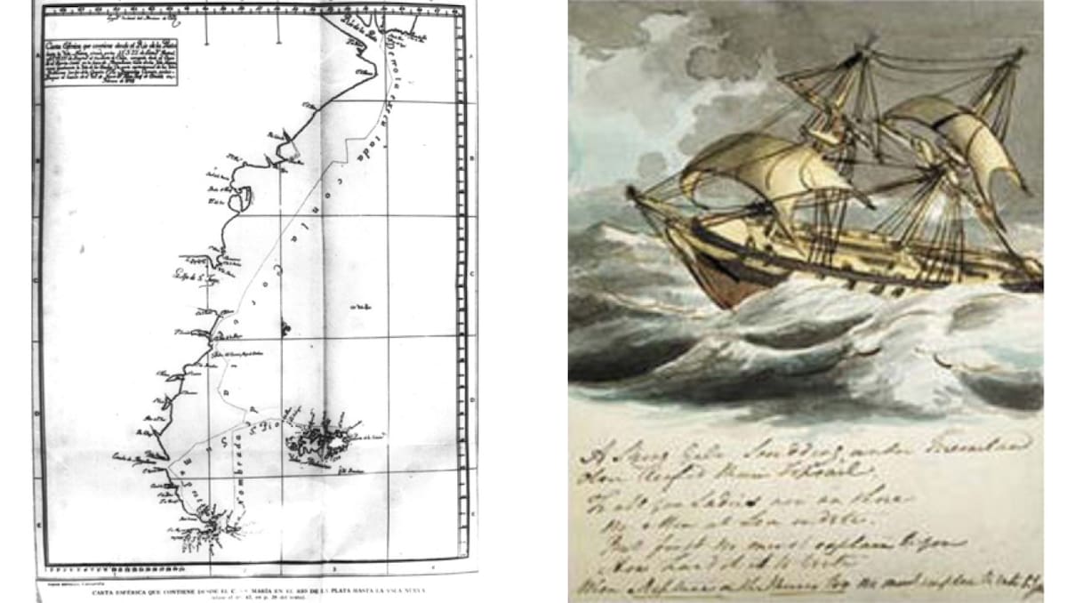 Mapa de Malvinas. Foto: argentina.gob