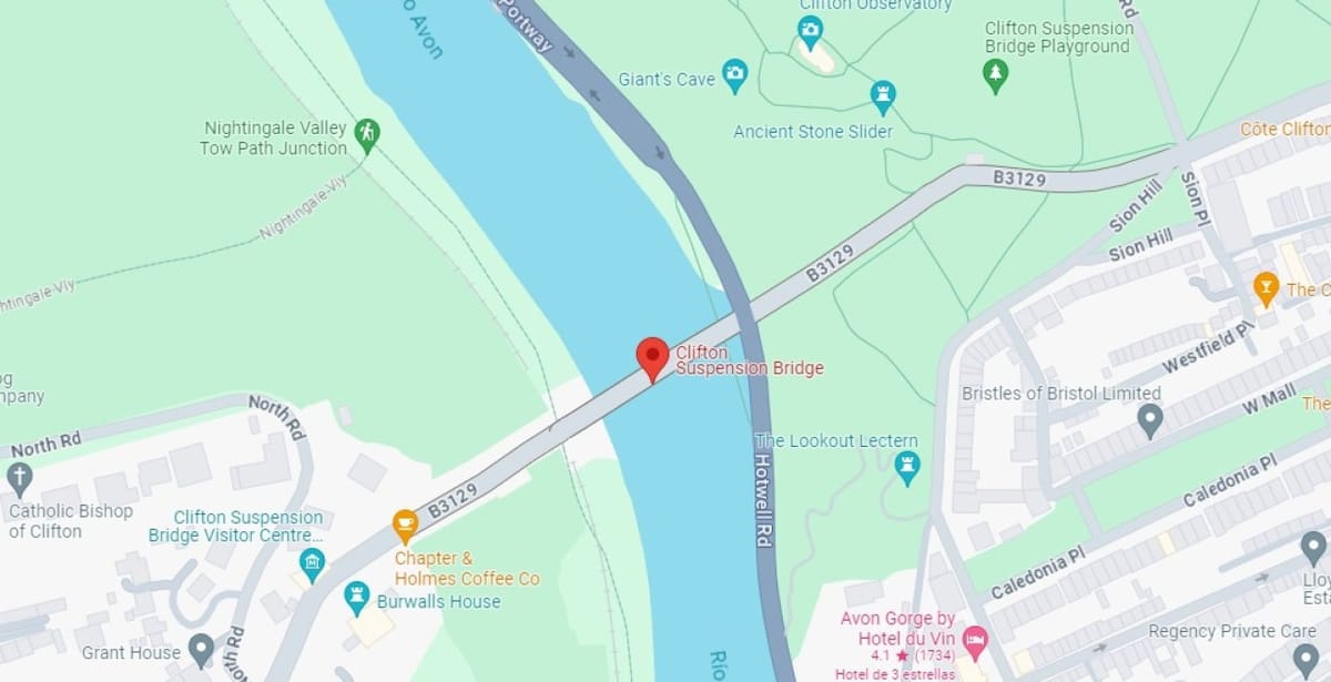 Mapa del lugar donde encontraron los restos humanos.