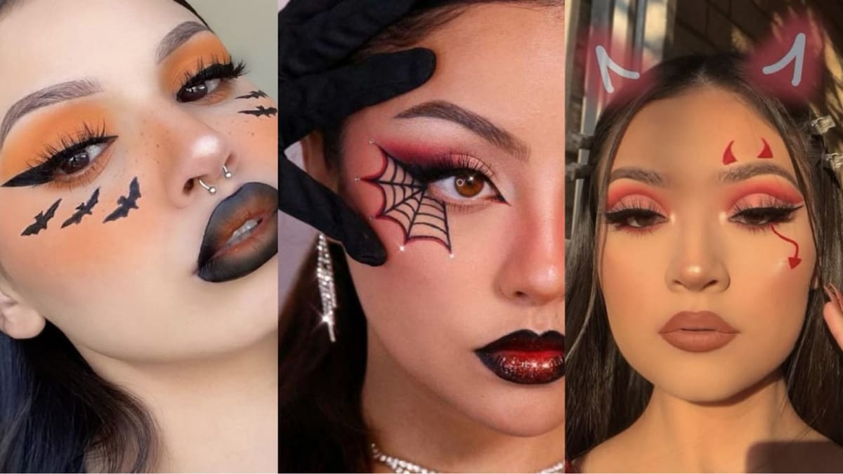 Las mejores ideas de maquillajes para deslumbrar en la noche de Halloween. Foto: Pinterest.