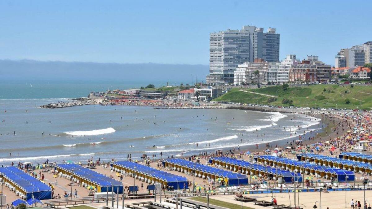 Mar del Plata calor playa