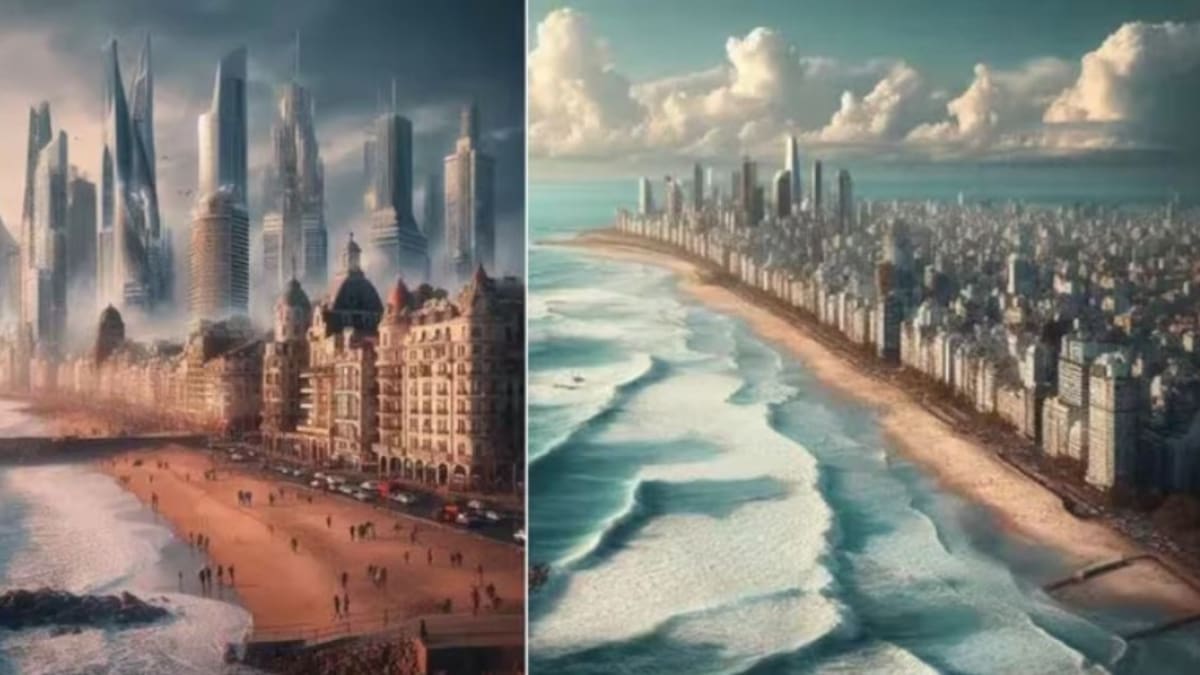 Mar del Plata, según la Inteligencia Artificial.