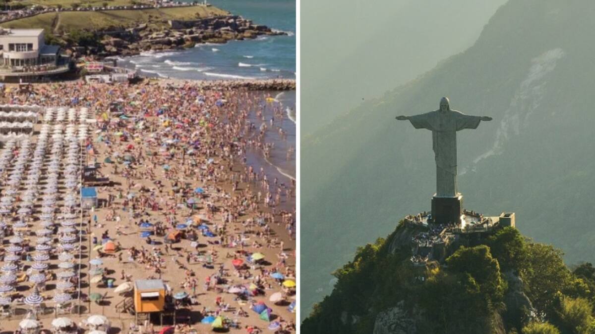 Mar del Plata y Río de Janeiro. Foto: NA - Unsplash.