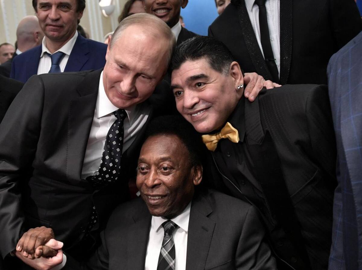 Maradona - Pelé - Putin - Reuters