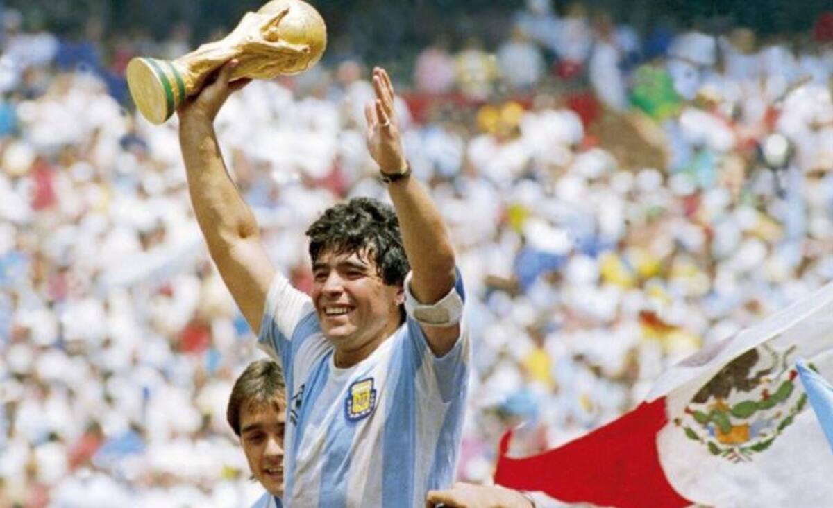 Maradona y la Copa del Mundo. Un amor incondicional. Foto: NA.