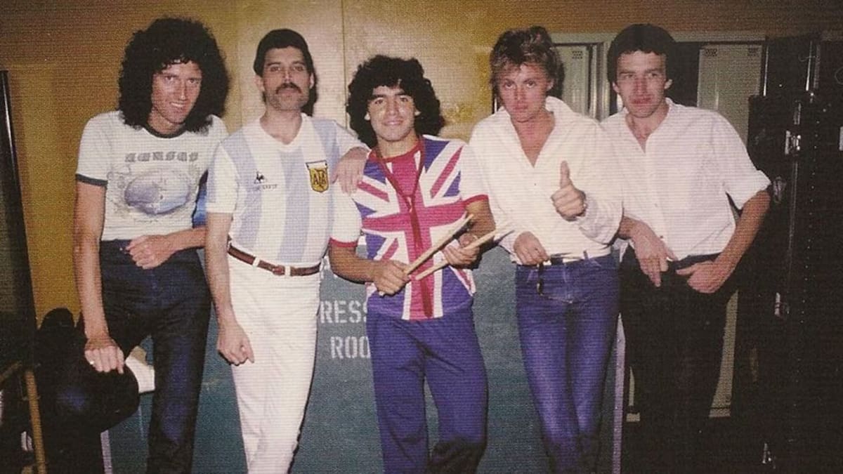 La histórica noche en que Maradona se convirtió en el “quinto integrante” de Queen